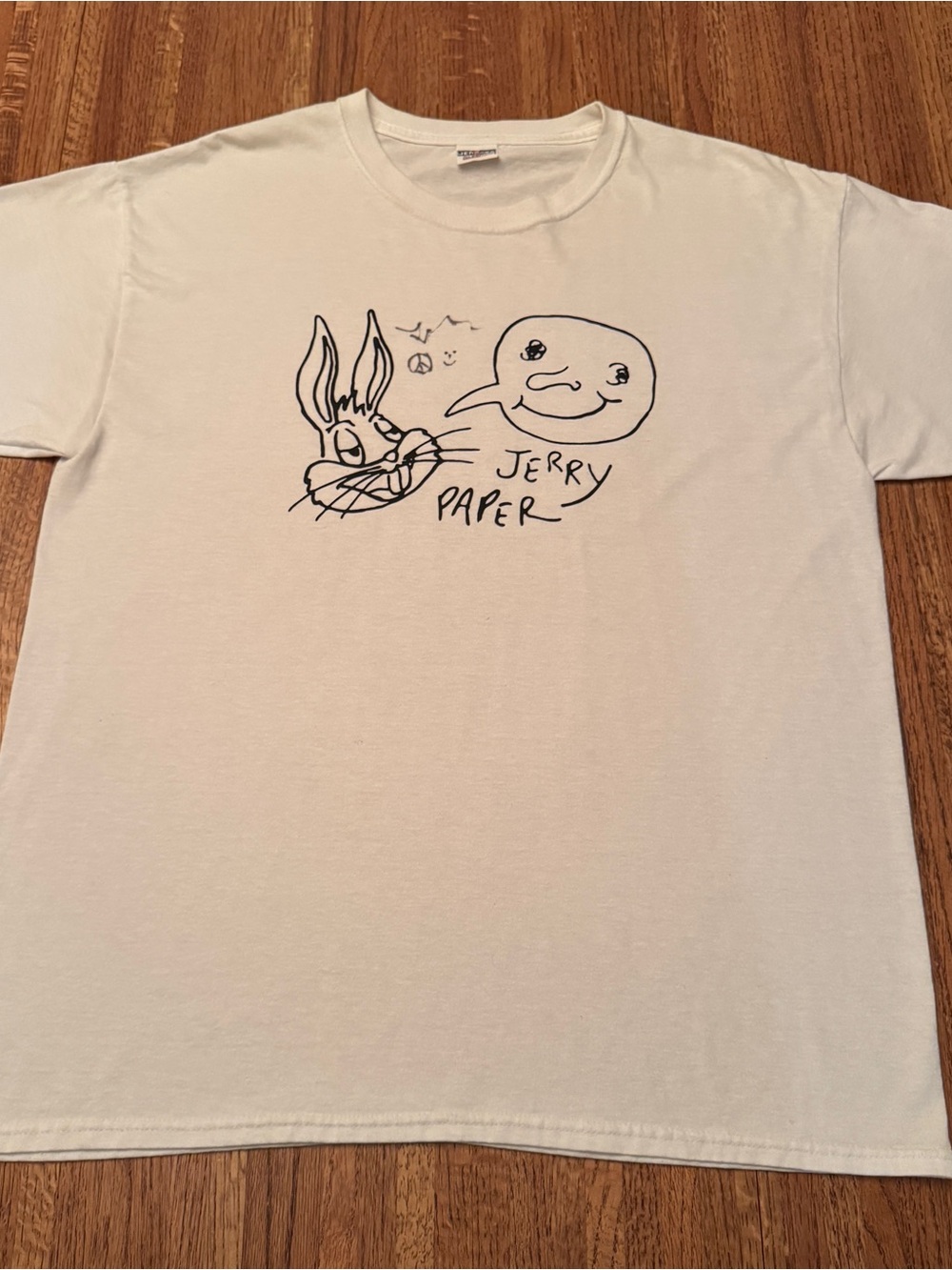 Hand-Signed Jerry Paper Tour Merch Graphic Tee - Size L View 2
